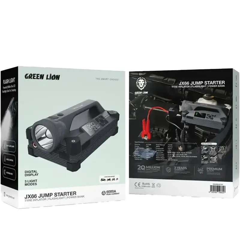 Green Lion JX66 Jump Starter 24000mAh Price in Kenya | Linkphones Center